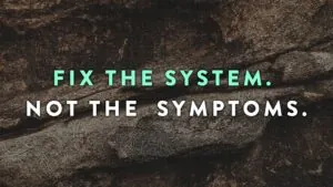 Fix the System. Not the Symptoms.